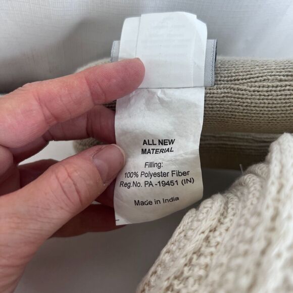 Buddy Set NWT Knitted Stuffed Bunny Rabbit w/ Blanket Made in India Nursery Baby - Picture 7 of 10